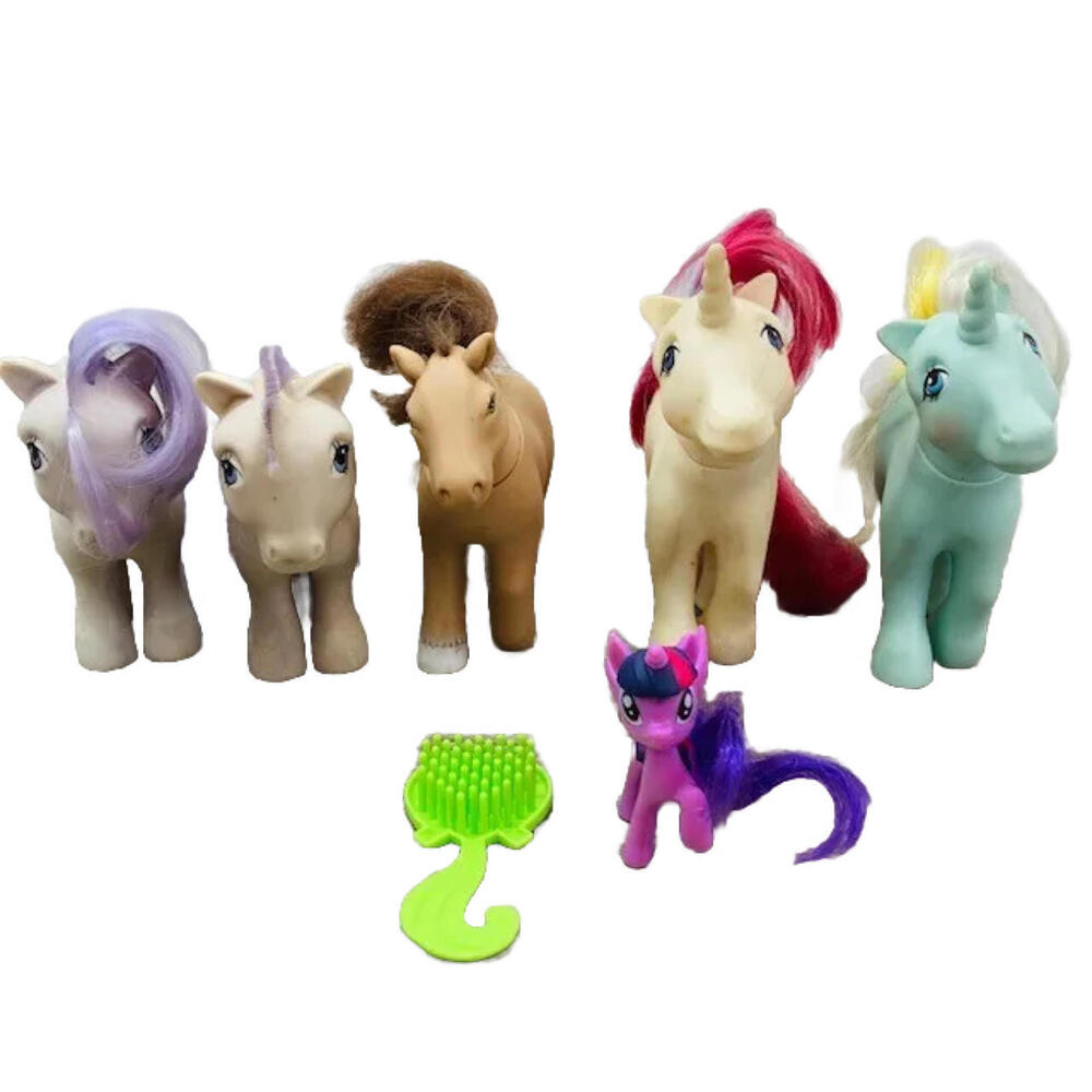 Vintage My Little Pony Hasbro MLP 80s Mixed Various Ponies Lot Of 5 Unicorns